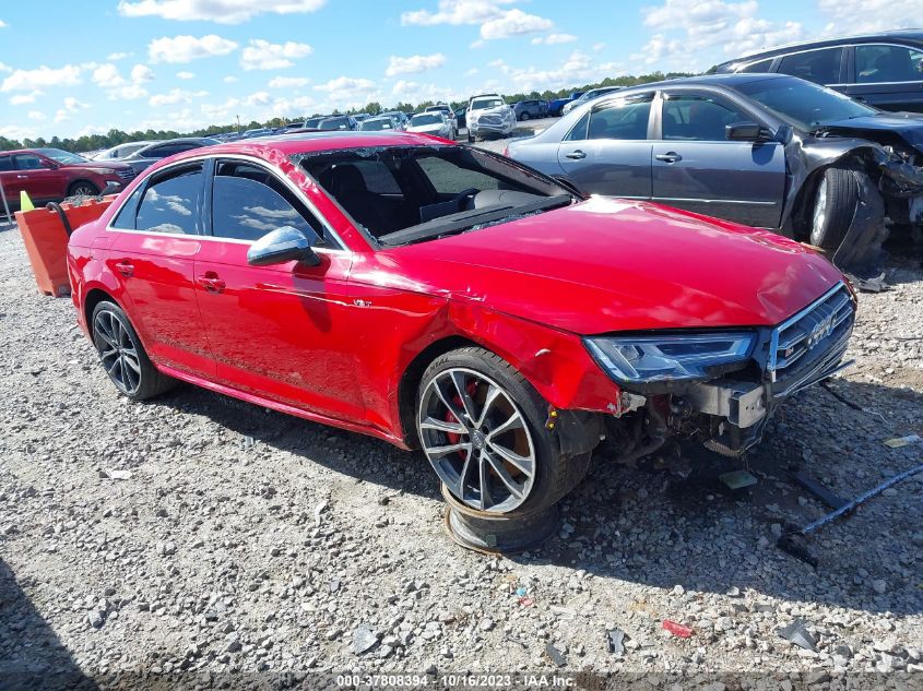 2018 Audi S4 Premium Plus VIN: WAUB4AF49JA003212 Lot: 37808394