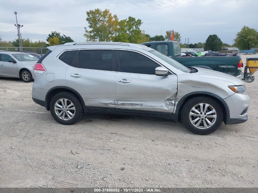 2016 Nissan Rogue Sv VIN: KNMAT2MV8GP649804 Lot: 37808592