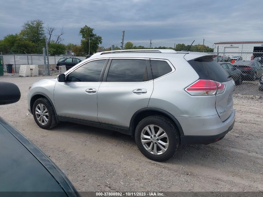 2016 Nissan Rogue Sv VIN: KNMAT2MV8GP649804 Lot: 37808592