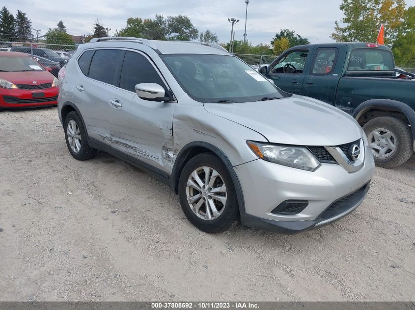 2016 Nissan Rogue Sv VIN: KNMAT2MV8GP649804 Lot: 37808592