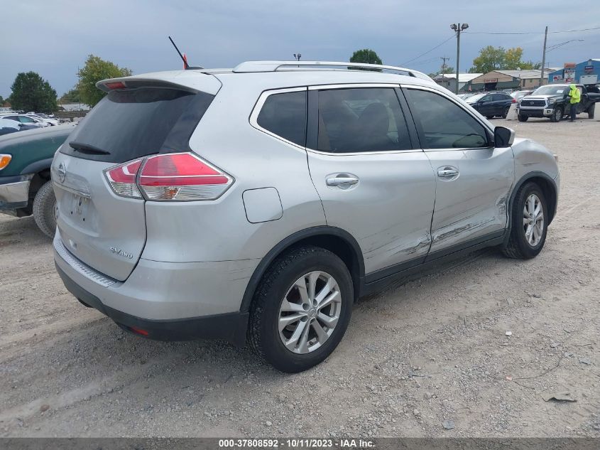 2016 Nissan Rogue Sv VIN: KNMAT2MV8GP649804 Lot: 37808592