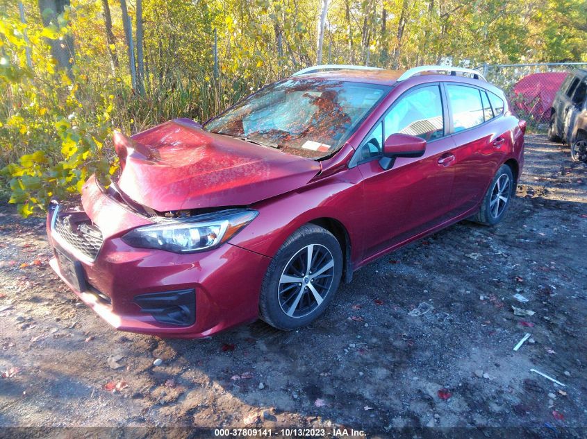 2019 Subaru Impreza Premium VIN: 4S3GTAC67K3733983 Lot: 37809141