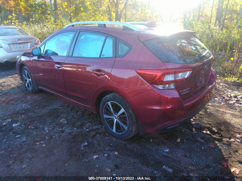 2019 Subaru Impreza Premium VIN: 4S3GTAC67K3733983 Lot: 37809141