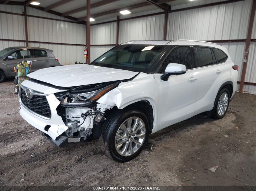 2023 Toyota Highlander Limited VIN: 5TDKDRAH4PS034293 Lot: 37810041