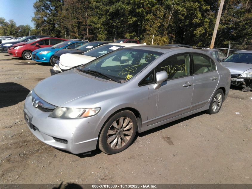 2009 Honda Civic Sdn Ex VIN: 2HGFA16869H530929 Lot: 37810389