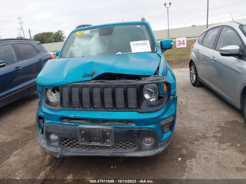 2020 Jeep Renegade Altitude Fwd VIN: ZACNJABB1LPL84387 Lot: 37811049