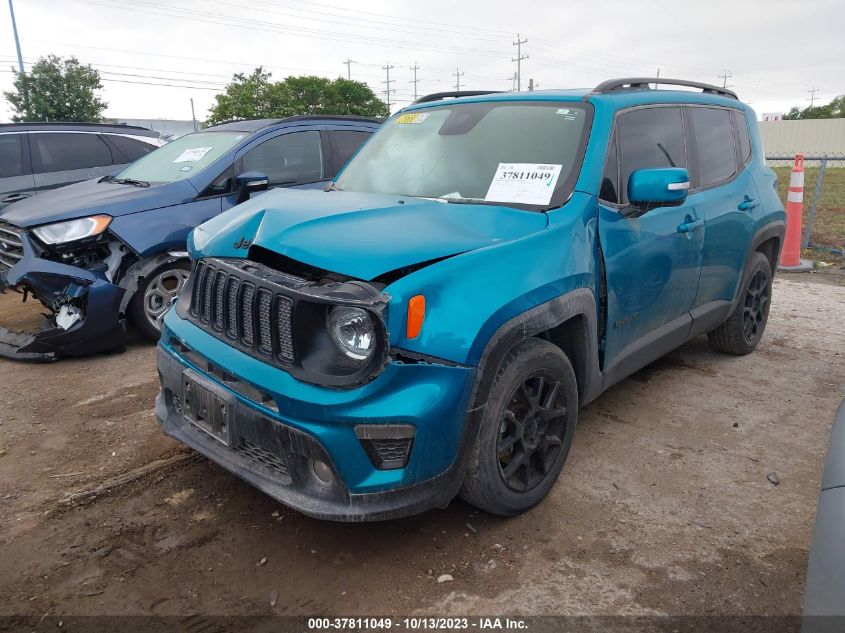 2020 Jeep Renegade Altitude Fwd VIN: ZACNJABB1LPL84387 Lot: 37811049