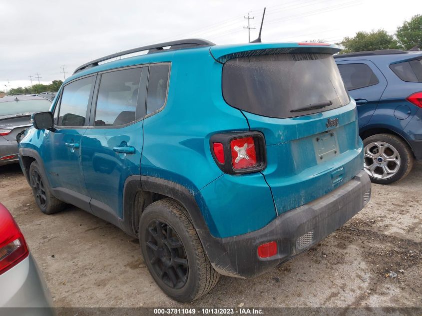 2020 Jeep Renegade Altitude Fwd VIN: ZACNJABB1LPL84387 Lot: 37811049