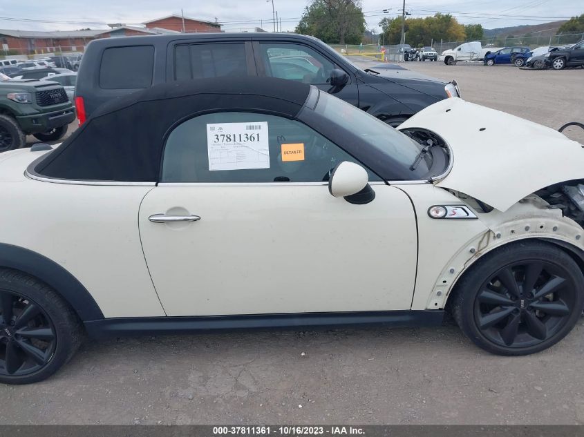 WMWSY3C5XDT594382 2013 Mini Cooper Roadster S