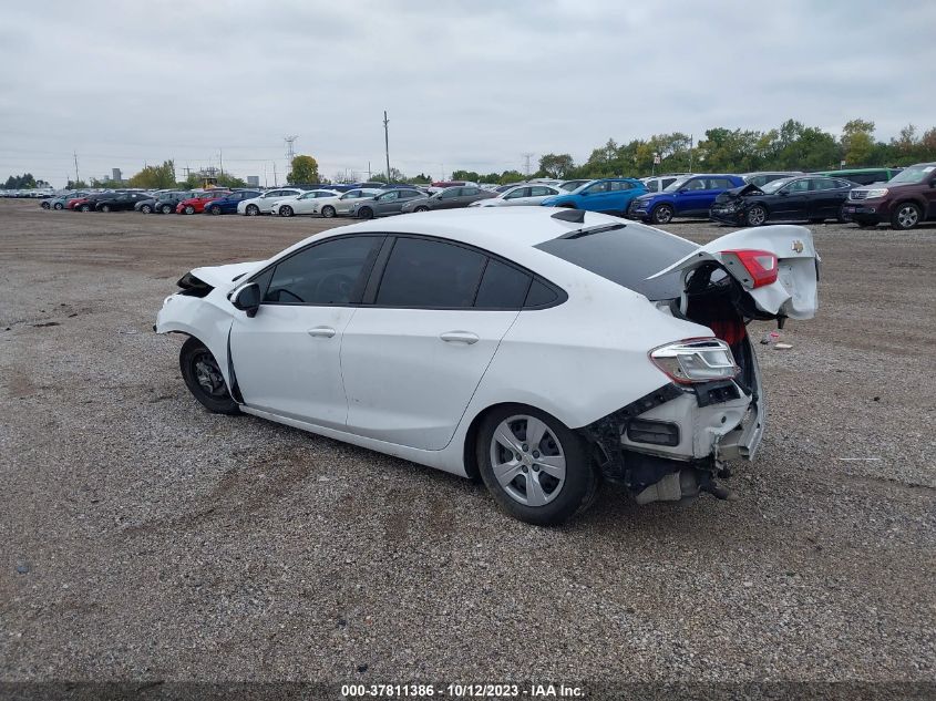 2017 Chevrolet Cruze Ls Auto VIN: 1G1BC5SM5H7174266 Lot: 37811386