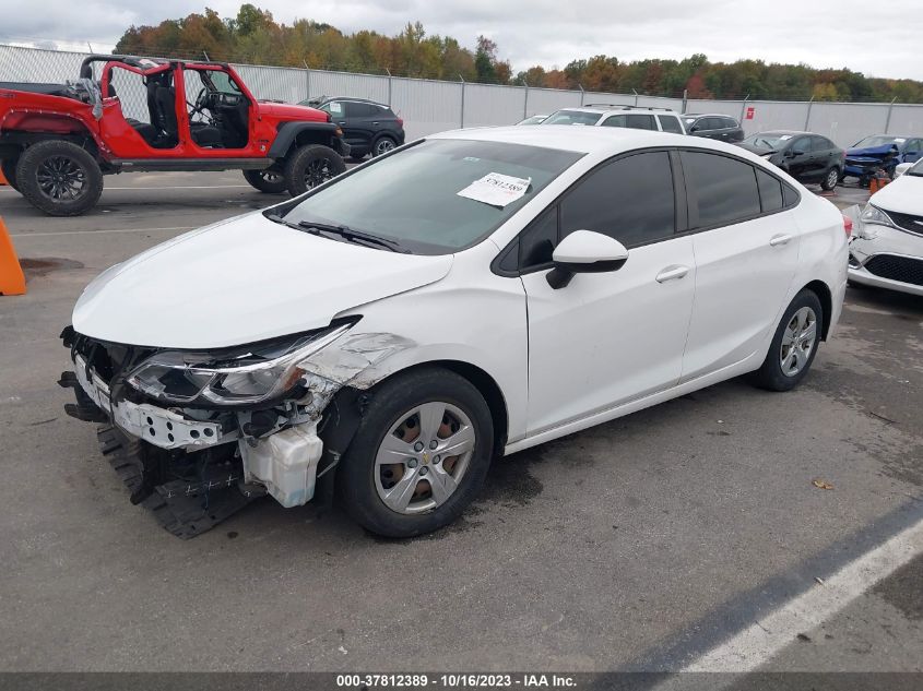 2017 Chevrolet Cruze Ls Auto VIN: 1G1BC5SMXH7209593 Lot: 37812389