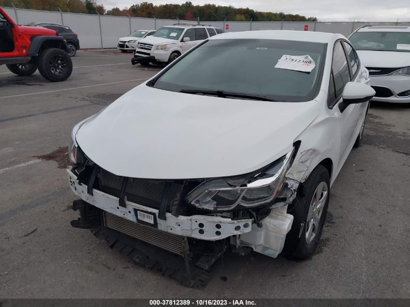 2017 Chevrolet Cruze Ls Auto VIN: 1G1BC5SMXH7209593 Lot: 37812389