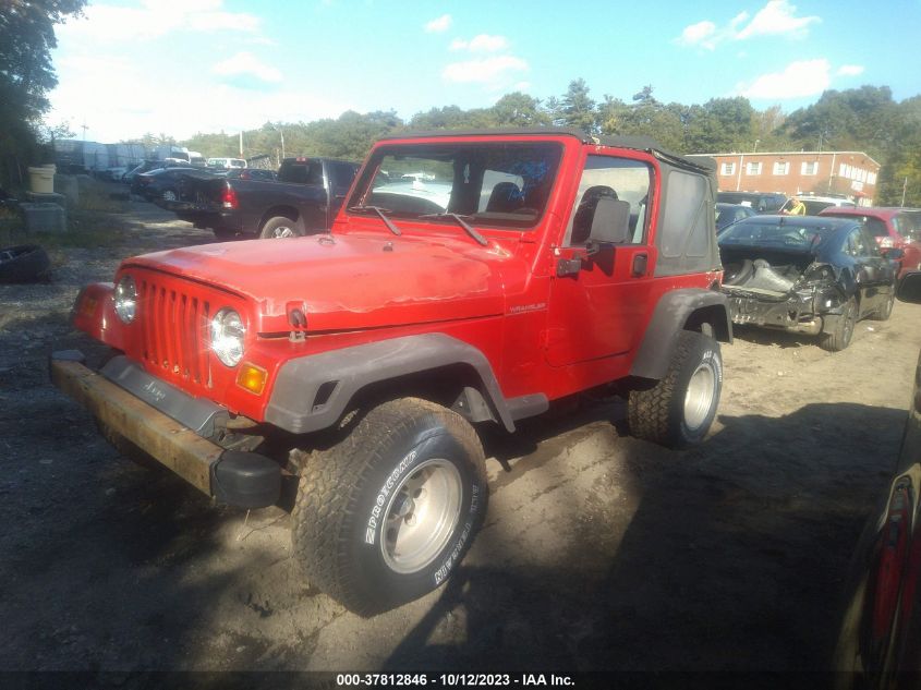 2000 Jeep Wrangler Se VIN: 1J4FA29P5YP704422 Lot: 37812846