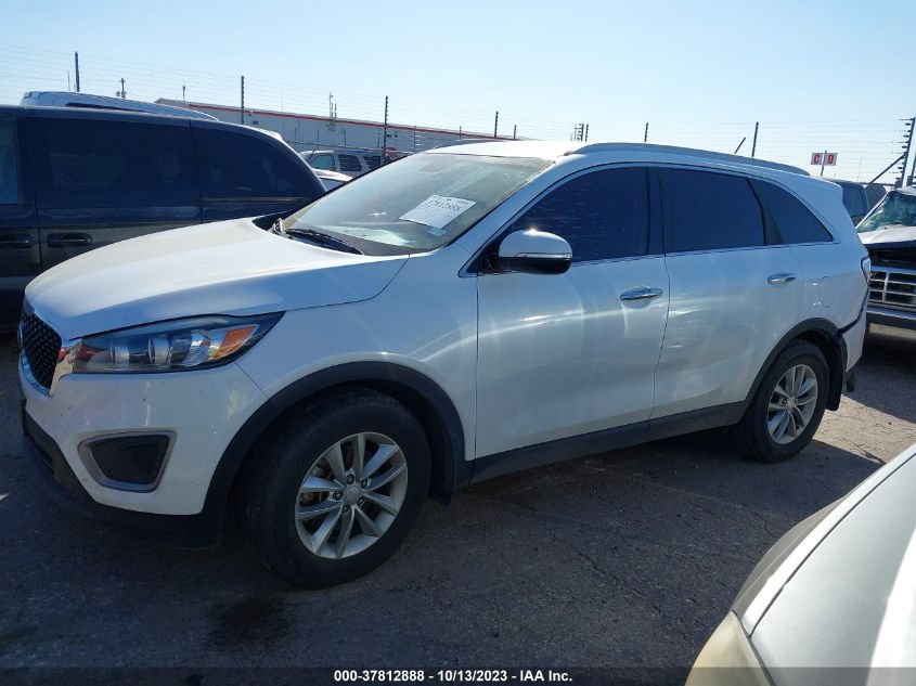 2016 Kia Sorento 2.4L Lx VIN: 5XYPG4A31GG084814 Lot: 37812888