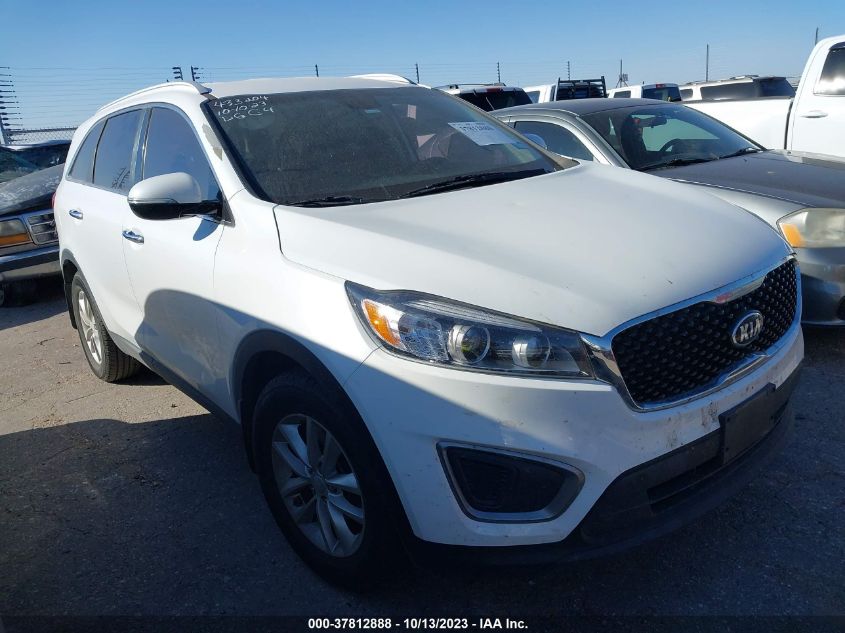 2016 Kia Sorento 2.4L Lx VIN: 5XYPG4A31GG084814 Lot: 37812888