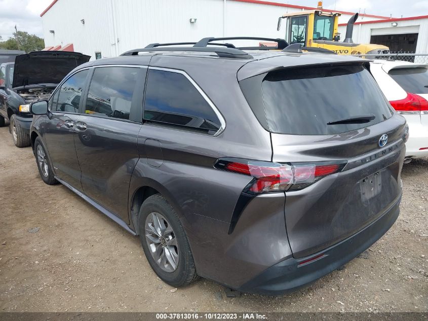 5TDYRKEC0MS069989 2021 Toyota Sienna Xle