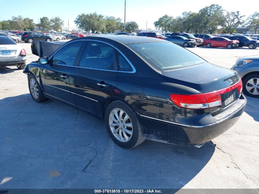 2006 Hyundai Azera Se/Limited VIN: KMHFC46F86A044105 Lot: 37813815