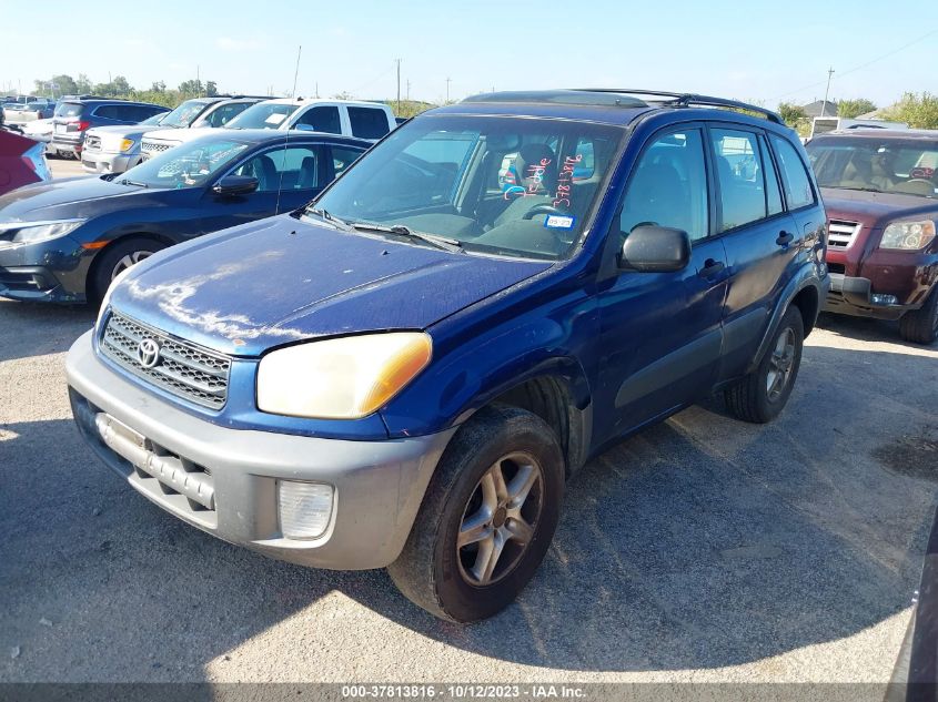 2002 Toyota Rav4 VIN: JTEGH20V020060387 Lot: 37813816