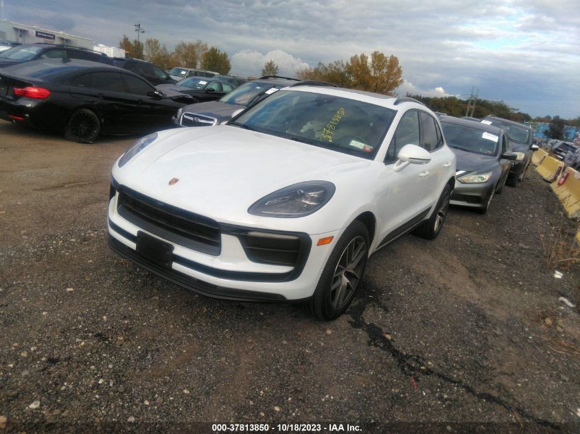 2022 Porsche Macan VIN: WP1AA2A56NLB09283 Lot: 37813850