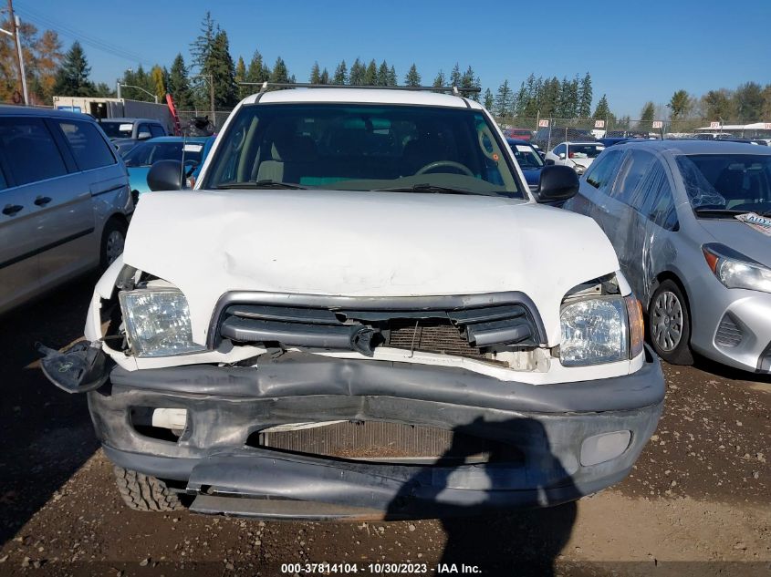 2001 Toyota Tundra VIN: 5TBJN32191S203148 Lot: 37814104