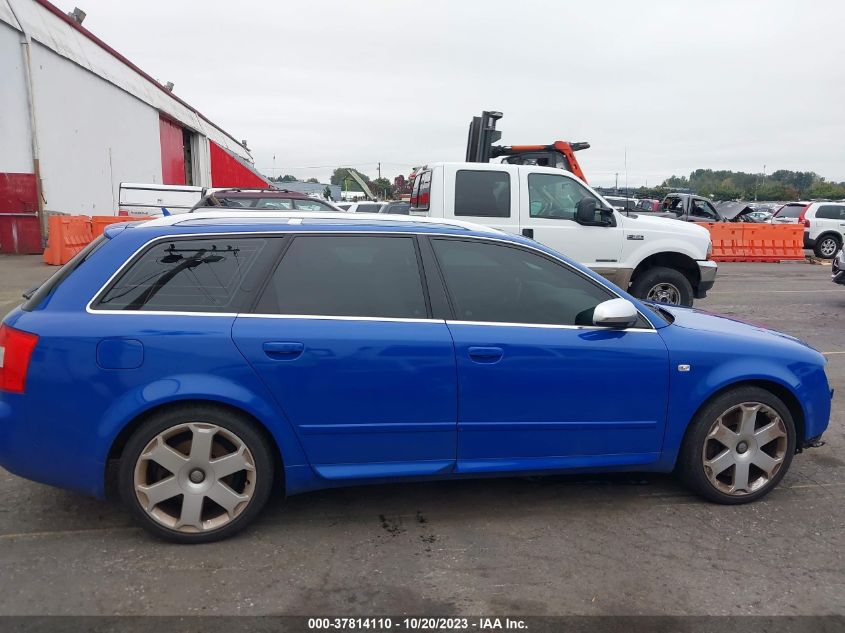 2005 Audi S4 4.2 Avant VIN: WAUXL68E75A017921 Lot: 37814110