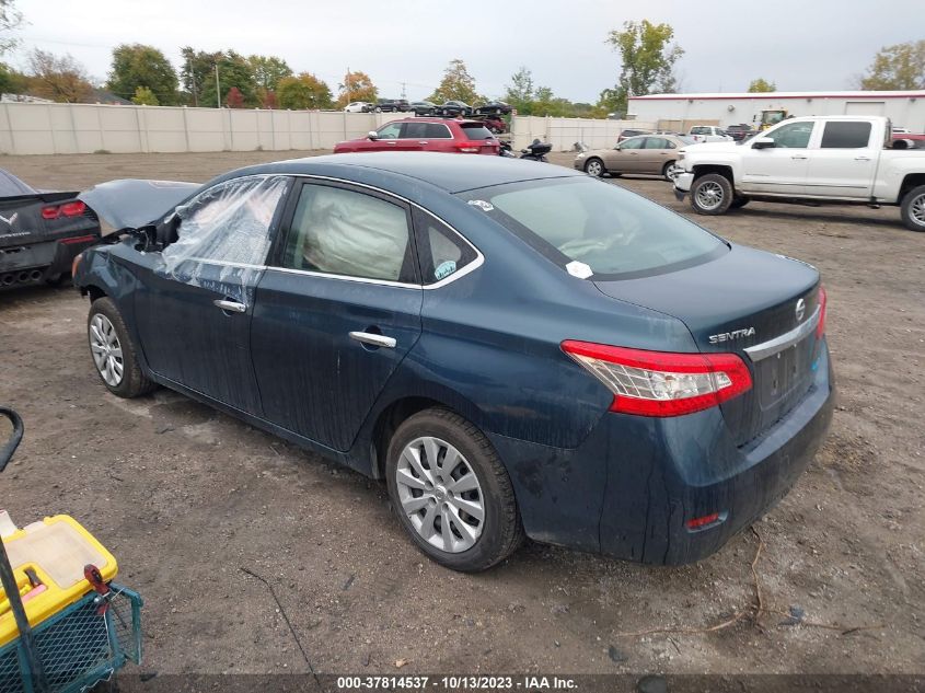 2015 Nissan Sentra Fe+ S/S/Sv/Sr/Sl VIN: 3N1AB7AP5FL636916 Lot: 37814537