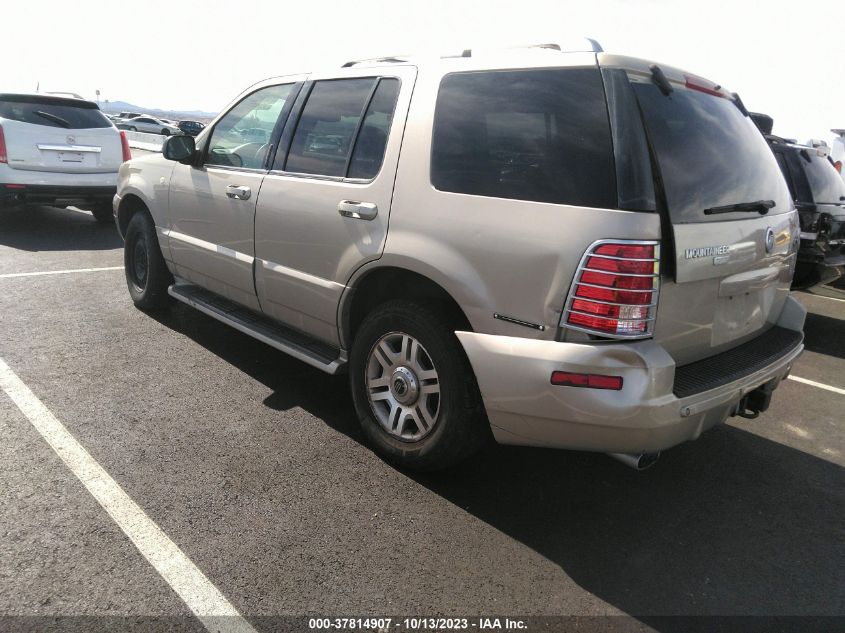 2004 Mercury Mountaineer W/4.6L VIN: 4M2DU86W54ZJ01627 Lot: 37814907