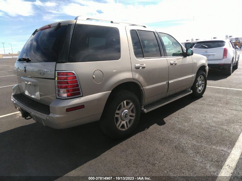 2004 Mercury Mountaineer W/4.6L VIN: 4M2DU86W54ZJ01627 Lot: 37814907