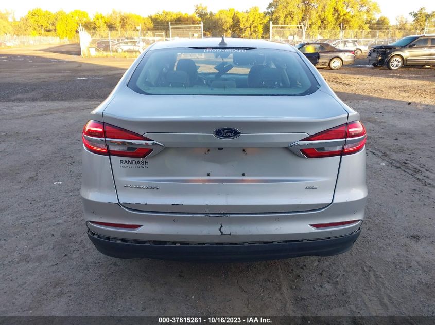 2019 Ford Fusion Se VIN: 3FA6P0H72KR203035 Lot: 37815261