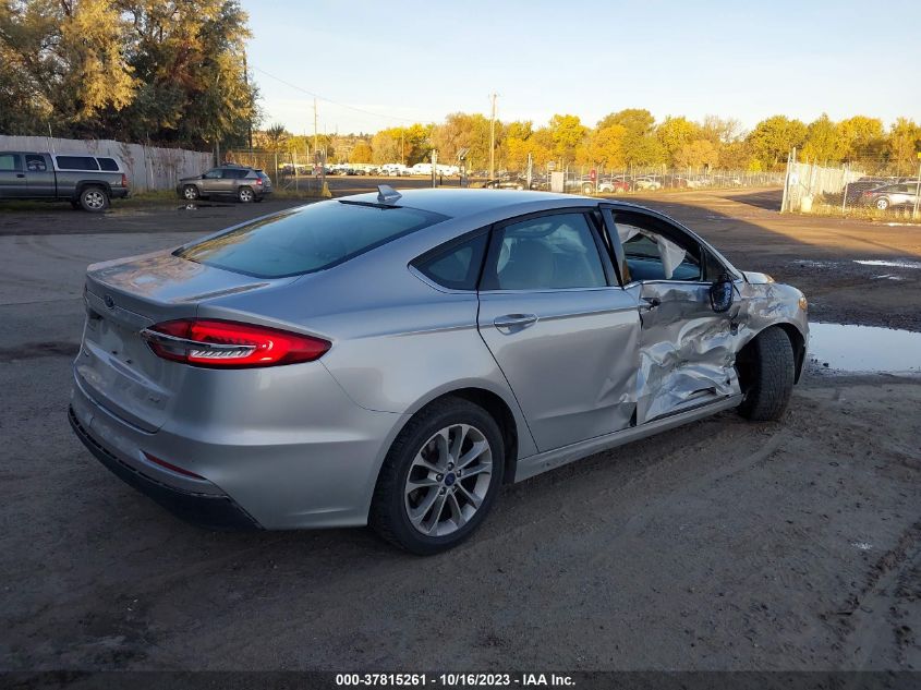 2019 Ford Fusion Se VIN: 3FA6P0H72KR203035 Lot: 37815261