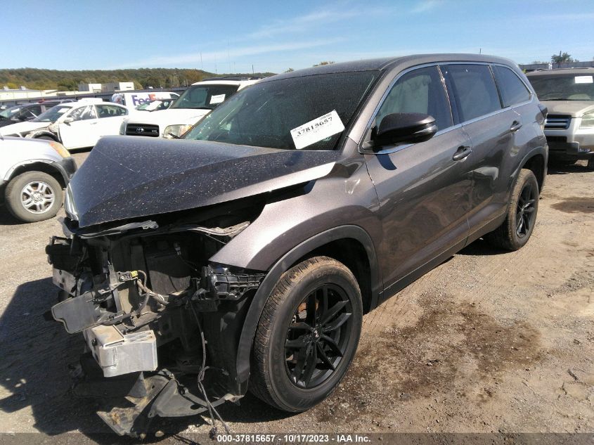 2019 Toyota Highlander Le VIN: 5TDZARFH6KS055719 Lot: 37815657