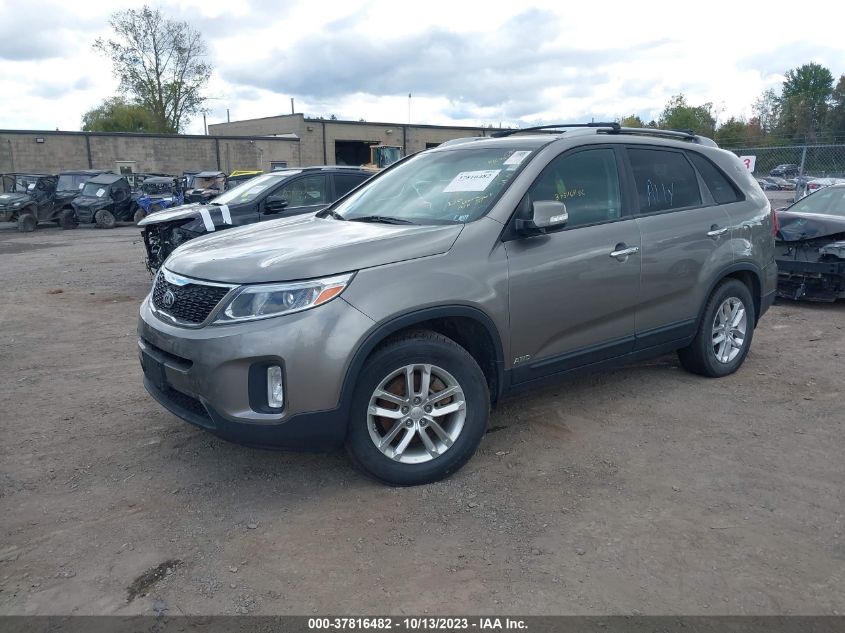 2015 Kia Sorento Lx VIN: 5XYKTCA6XFG652986 Lot: 37816482