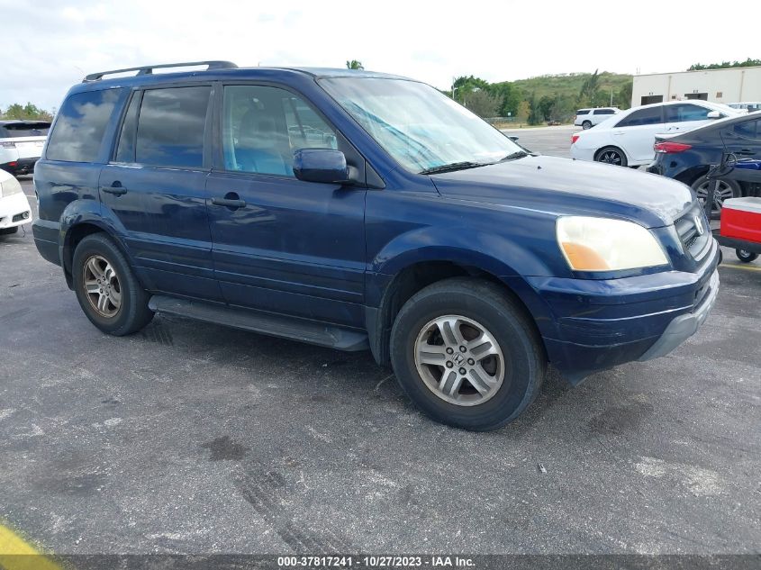 2004 Honda Pilot Ex VIN: 2HKYF18744H562369 Lot: 37817241