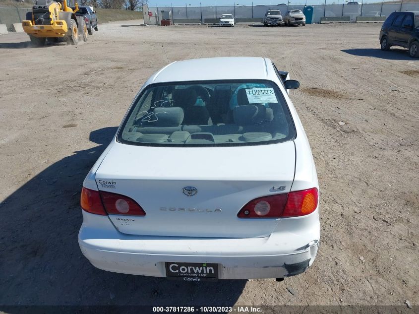 2001 Toyota Corolla Ce/S/Le VIN: 1NXBR12E91Z559114 Lot: 37817286