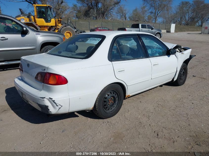 2001 Toyota Corolla Ce/S/Le VIN: 1NXBR12E91Z559114 Lot: 37817286