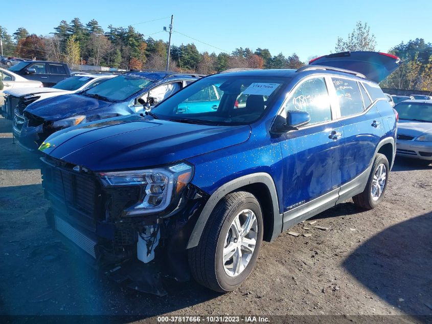 2022 GMC Terrain Sle VIN: 3GKALTEV4NL214411 Lot: 37817666