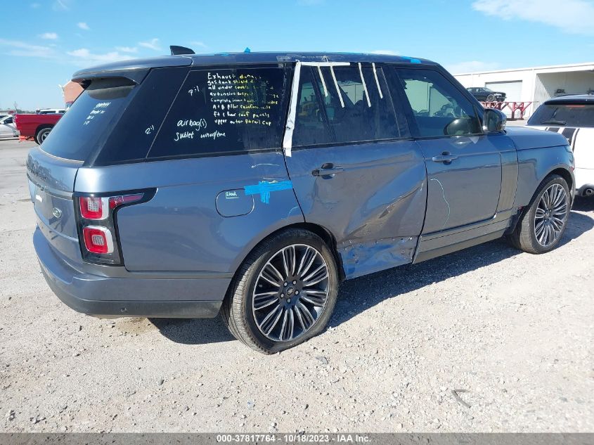 2022 Land Rover Range Rover Westminster VIN: SALGS2SE2NA472109 Lot: 37817764