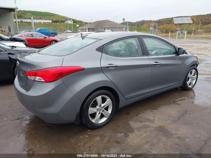 2013 Hyundai Elantra Gls VIN: 5NPDH4AEXDH444796 Lot: 37818955