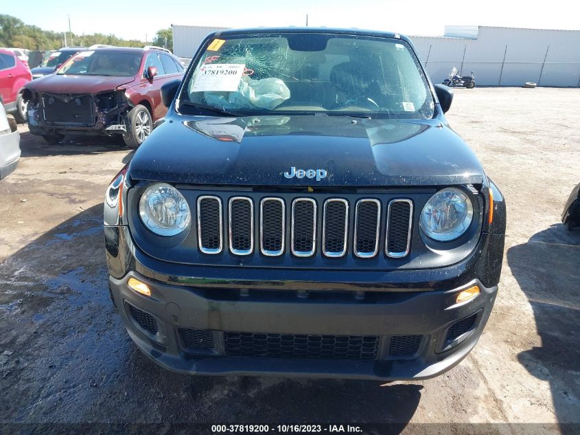 2017 Jeep Renegade Sport 4X4 VIN: ZACCJBAB8HPG29890 Lot: 40785738