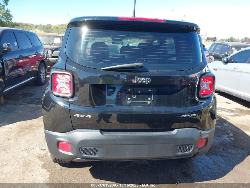 2017 Jeep Renegade Sport 4X4 VIN: ZACCJBAB8HPG29890 Lot: 40785738