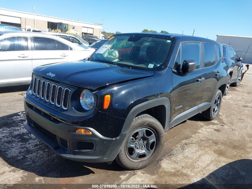 2017 Jeep Renegade Sport 4X4 VIN: ZACCJBAB8HPG29890 Lot: 40785738