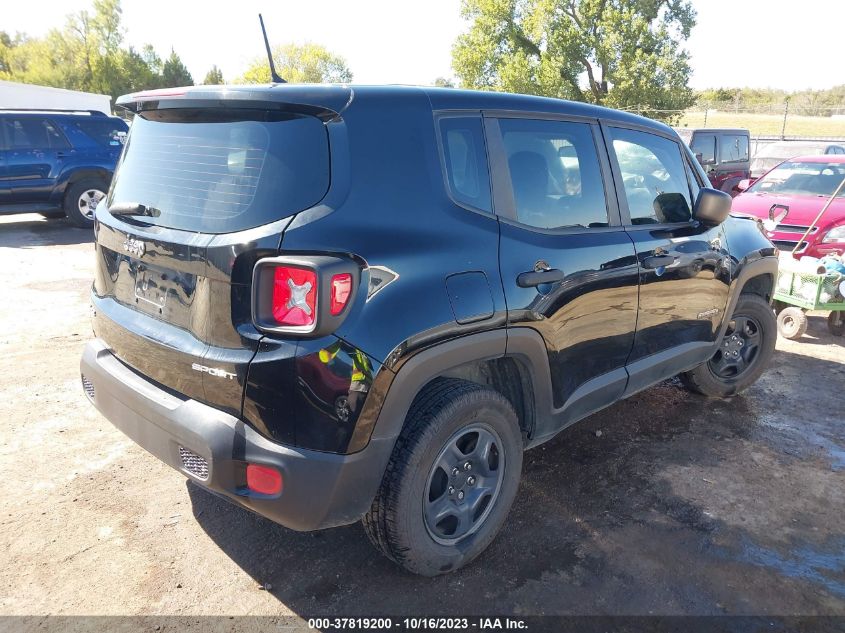 2017 Jeep Renegade Sport 4X4 VIN: ZACCJBAB8HPG29890 Lot: 40785738