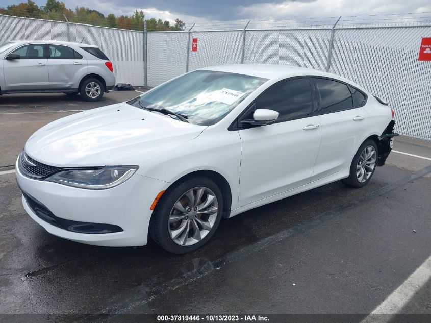 2015 Chrysler 200 S VIN: 1C3CCCBB9FN624397 Lot: 37819446