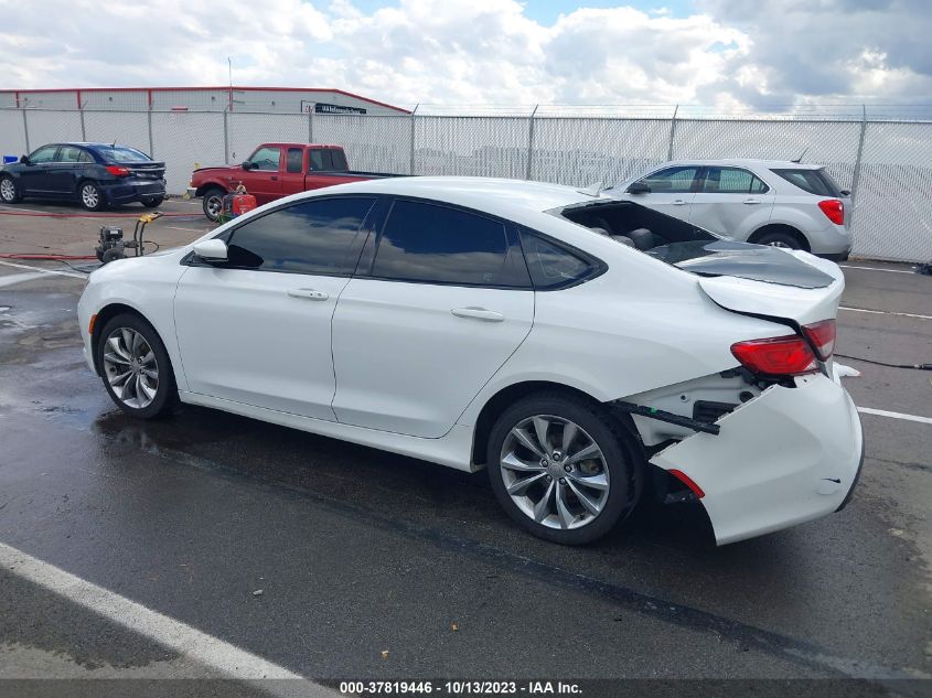 2015 Chrysler 200 S VIN: 1C3CCCBB9FN624397 Lot: 37819446