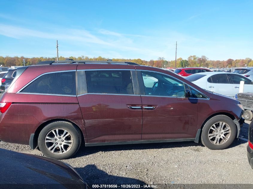 2011 Honda Odyssey Ex-L VIN: 5FNRL5H66BB046523 Lot: 37819556