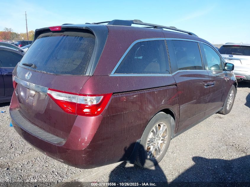 2011 Honda Odyssey Ex-L VIN: 5FNRL5H66BB046523 Lot: 37819556