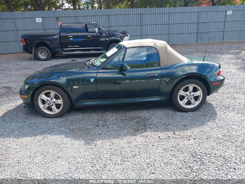 WBACN33441LM01434 2001 BMW Z3 2.5I