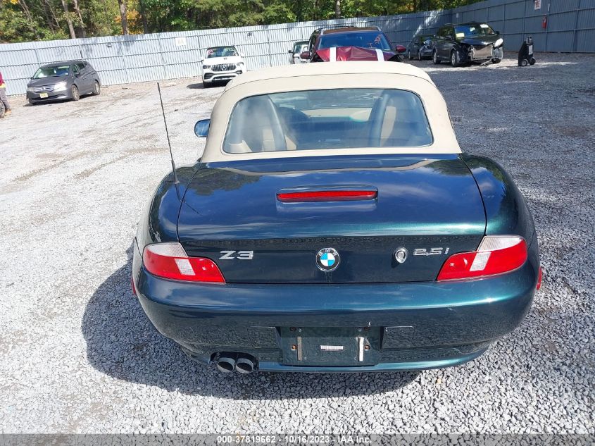 WBACN33441LM01434 2001 BMW Z3 2.5I