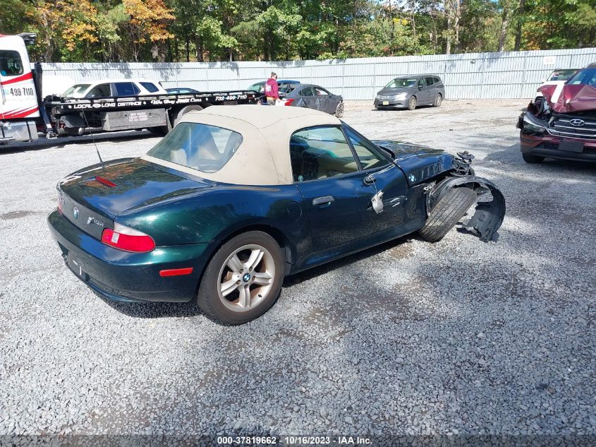 WBACN33441LM01434 2001 BMW Z3 2.5I