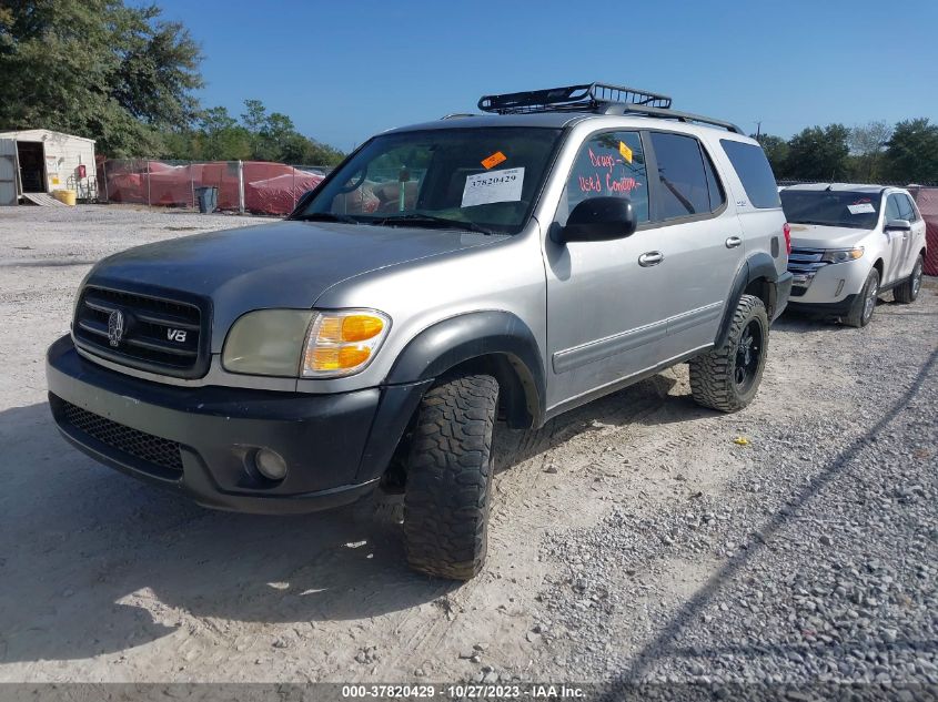 2004 Toyota Sequoia Sr5 VIN: 5TDBT44A54S227830 Lot: 37820429